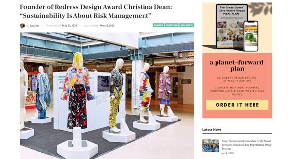 Founder of Redress Design Award Christina Dean: “Sustainability Is About Risk Management”