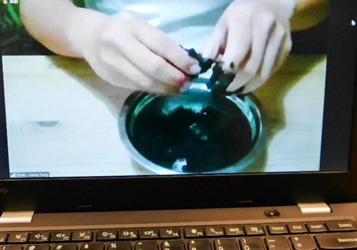 Online workshop on making body scrubs with used coffee grounds