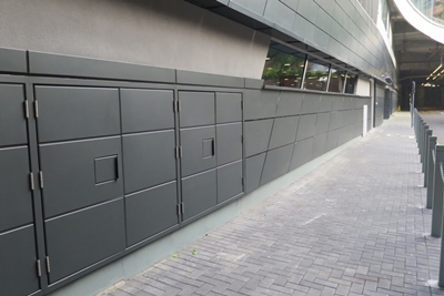 Footpath composed of Eco-Block