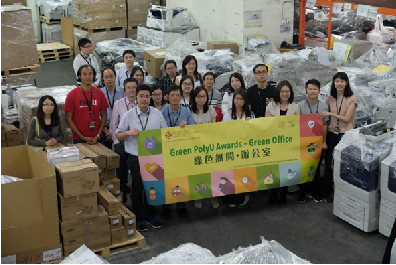 Trainings and visits were arranged to enhance green office understandings