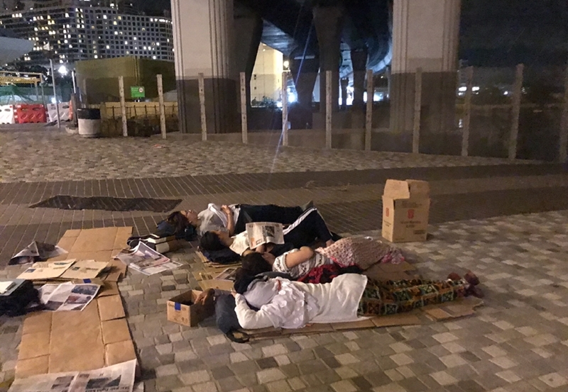 Spending a night with the homeless in Hong Kong Spending a night with the homeless in Hong Kong