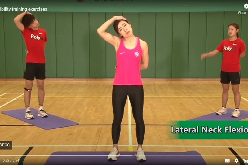 Health tips and online exercise demonstration Health tips and online exercise demonstration