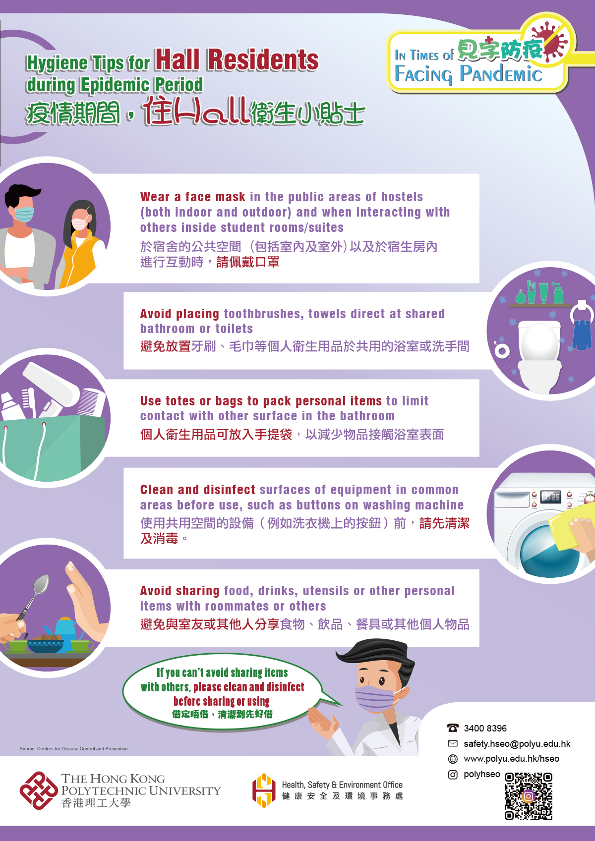 Poster 4_Hygiene Tips for Hall Residents