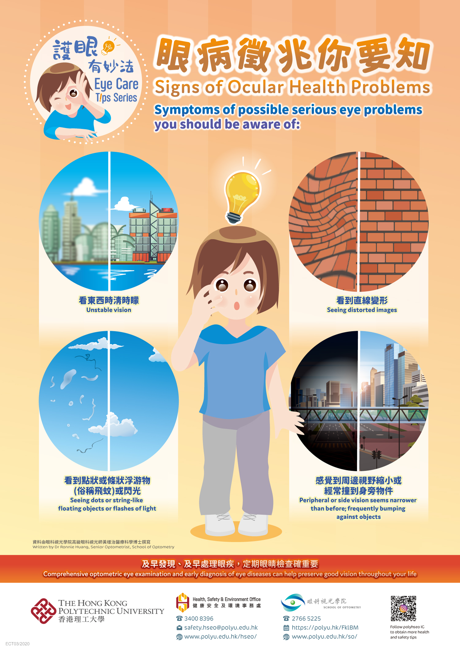Eye Care Tips Poster 3_Signs of Ocular Health Problems