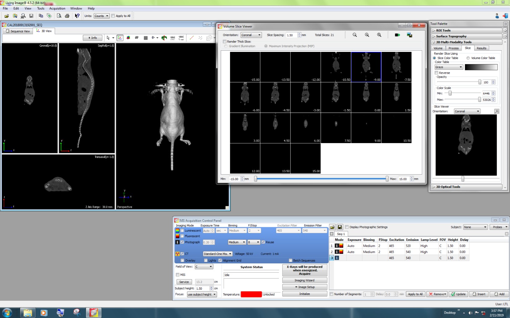 Console screenshot_IVIS