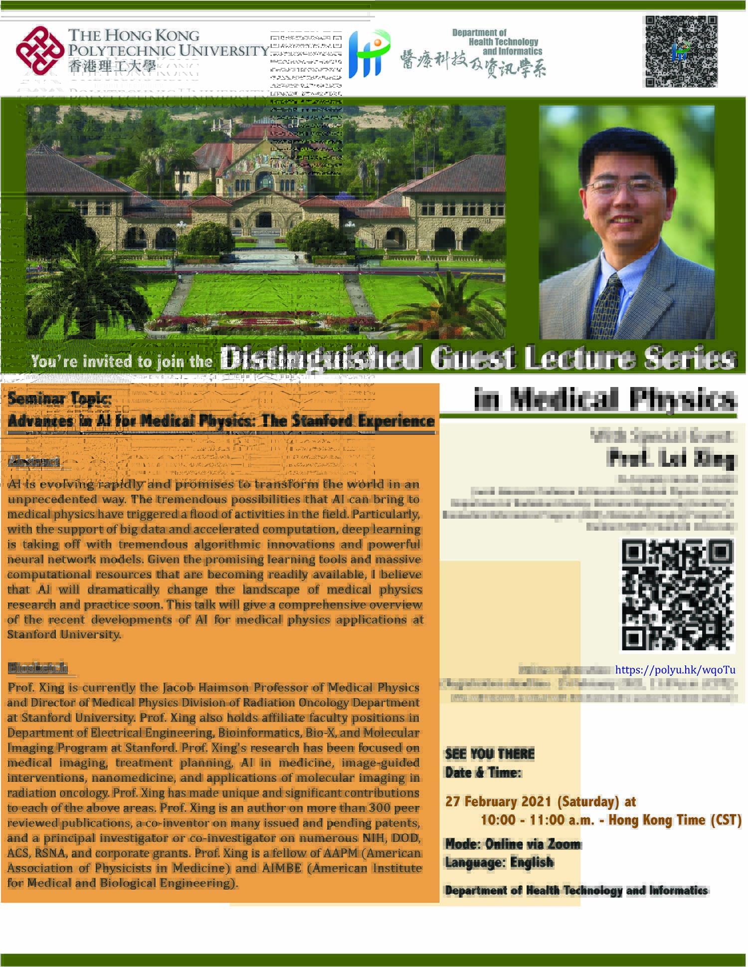 Professor Lei XING-detail