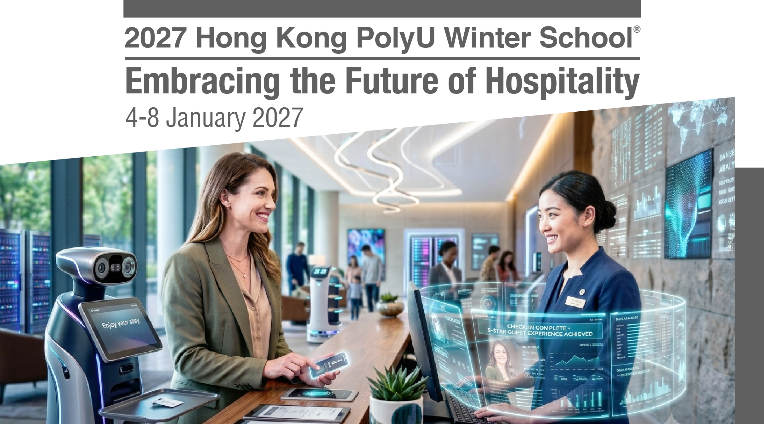 2027 Hong Kong PolyU Winter School® — Embracing the Future of Hospitality — 4–8 January 2027, SHTM Campus / Hotel ICON