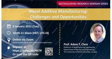 20230103Prof Adam T ClareEvent banner