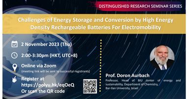 20231102Prof Doron AurbachEvent Image