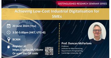 20240620Prof Duncan McFarlaneISE Website Event Image