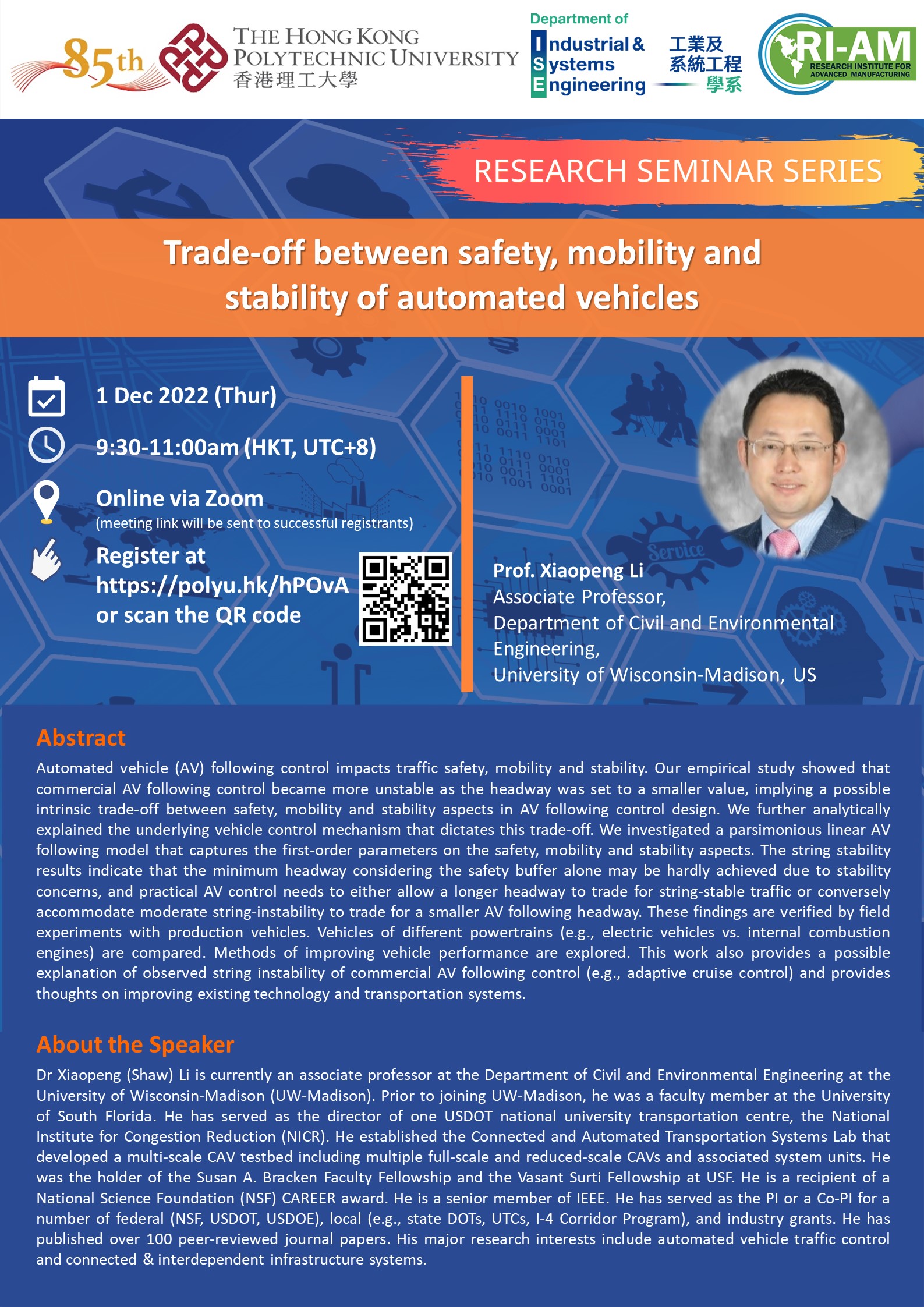 20221201Prof Xiaopeng LiPoster