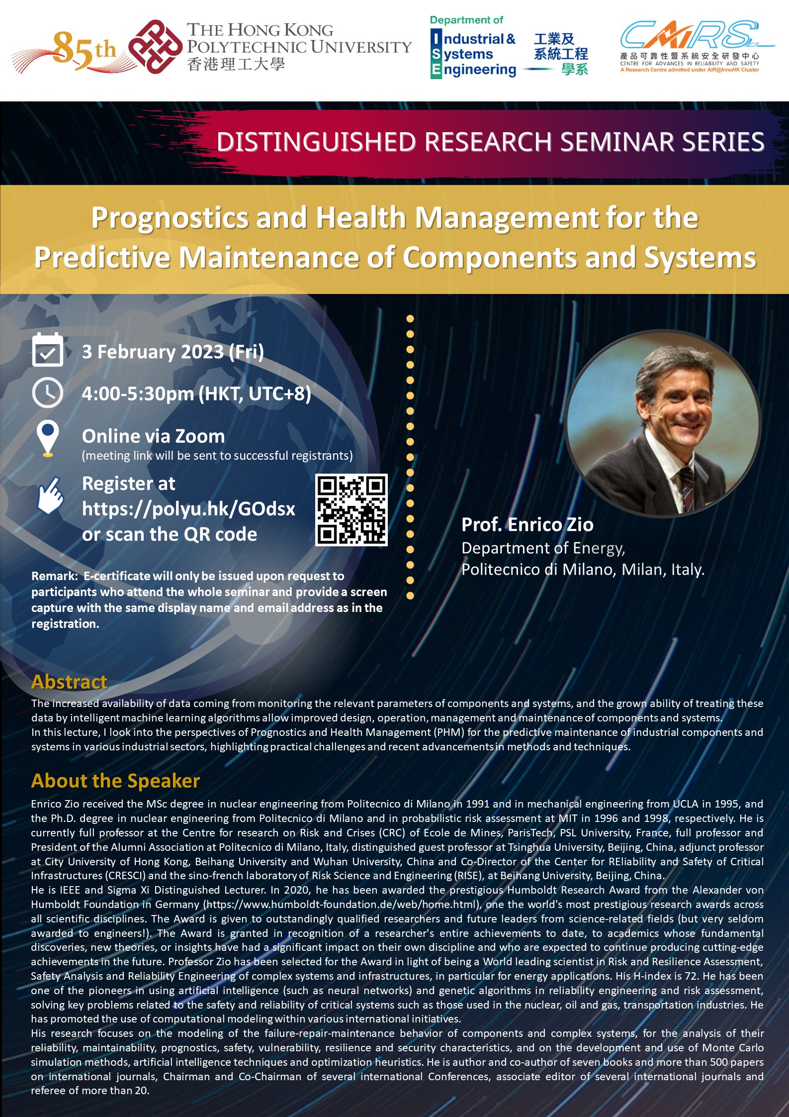 20230203Prof Enrico ZioPoster
