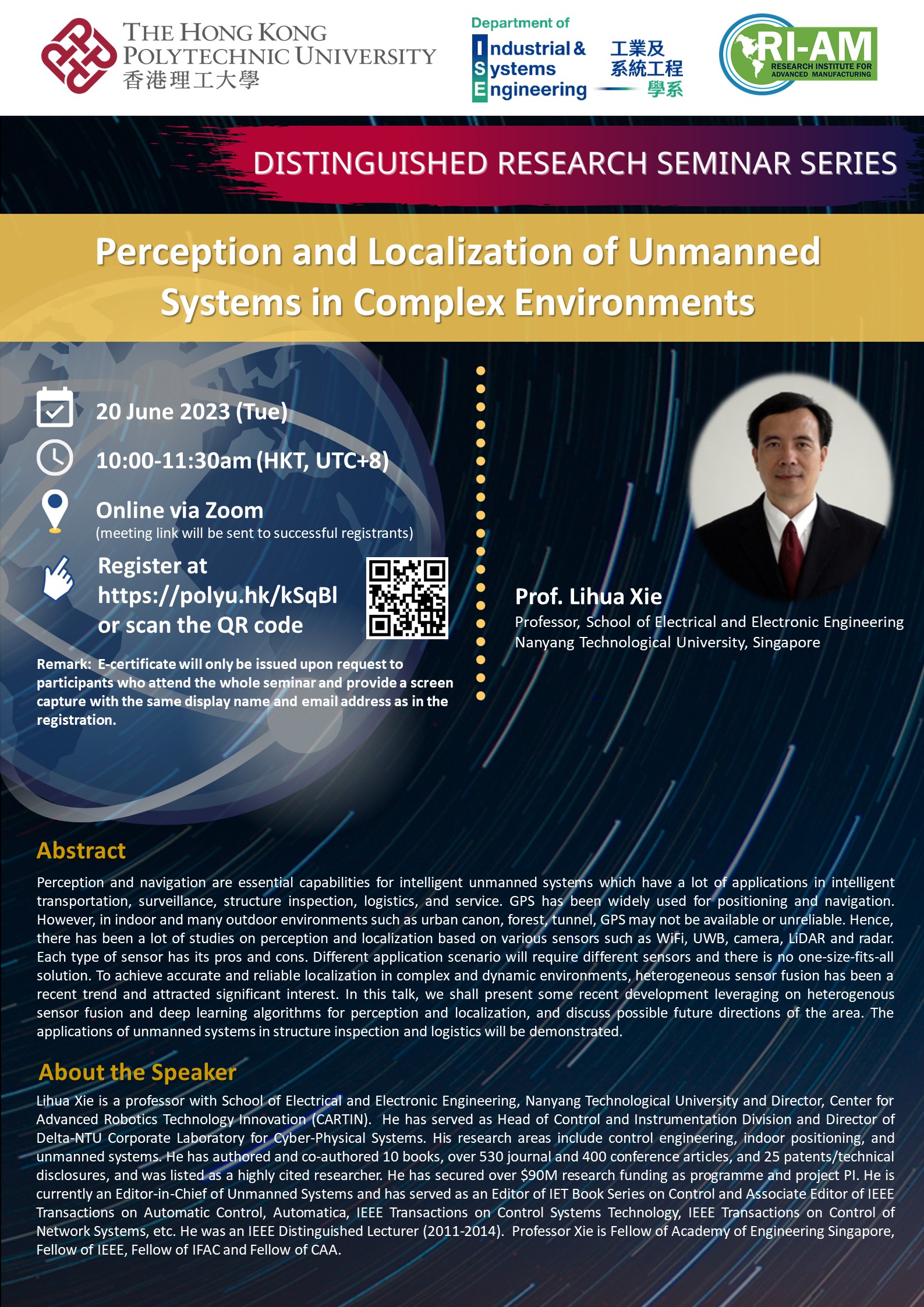 20230620Prof Lihua XiePoster