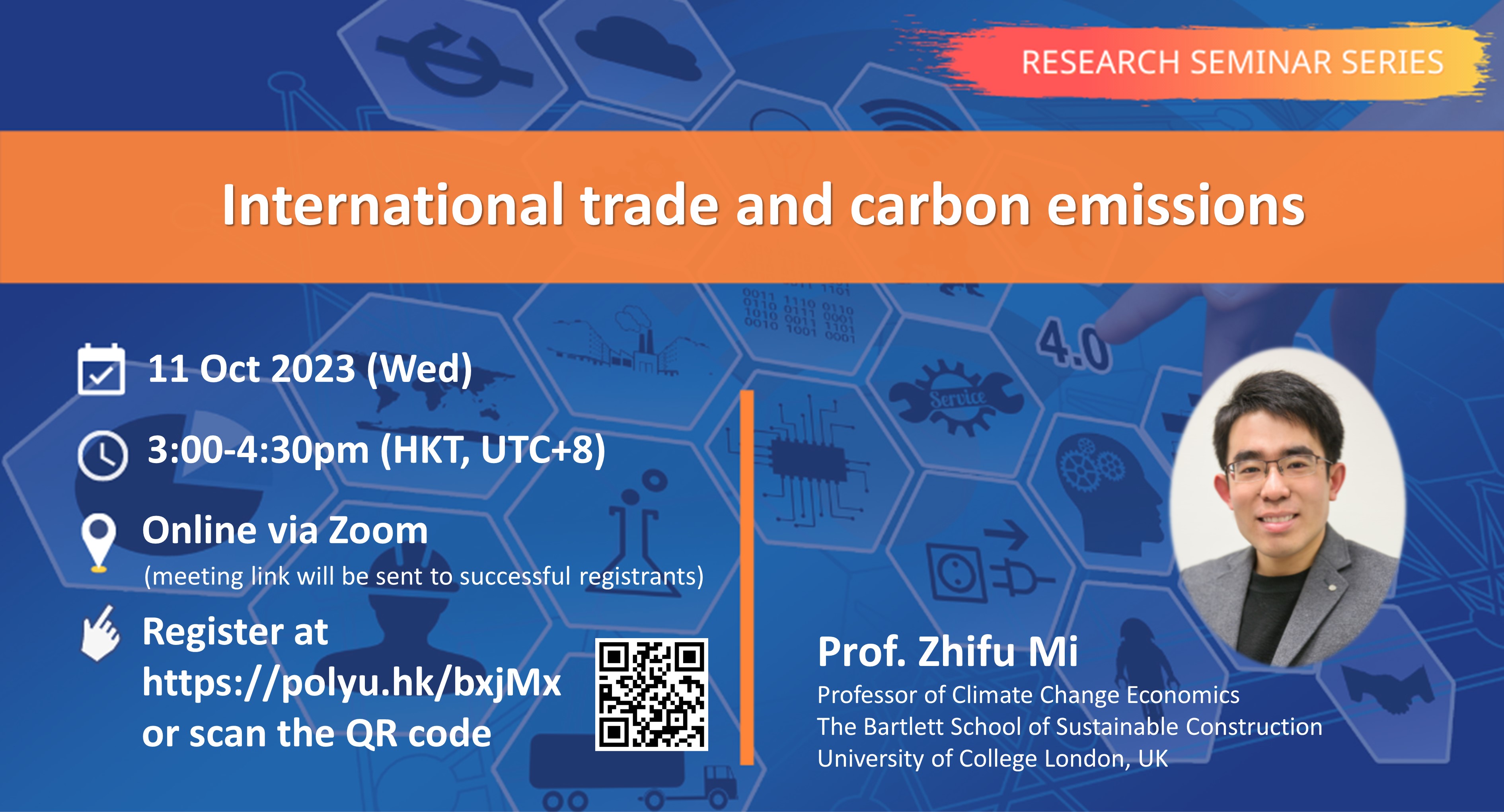 20231011Prof Zhifu MiEvent banner