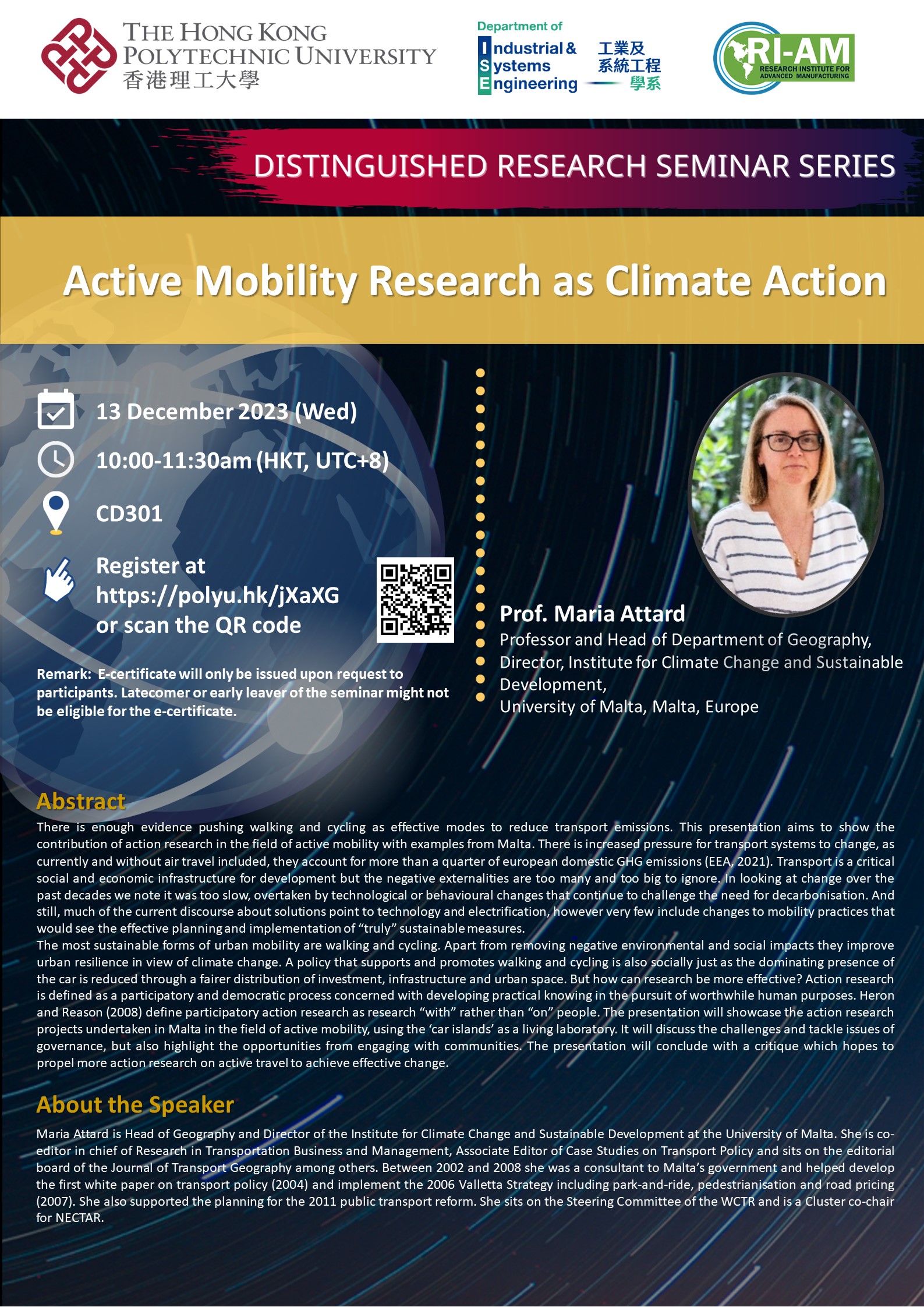 20231213Prof Maria AttardISE WebsitePoster