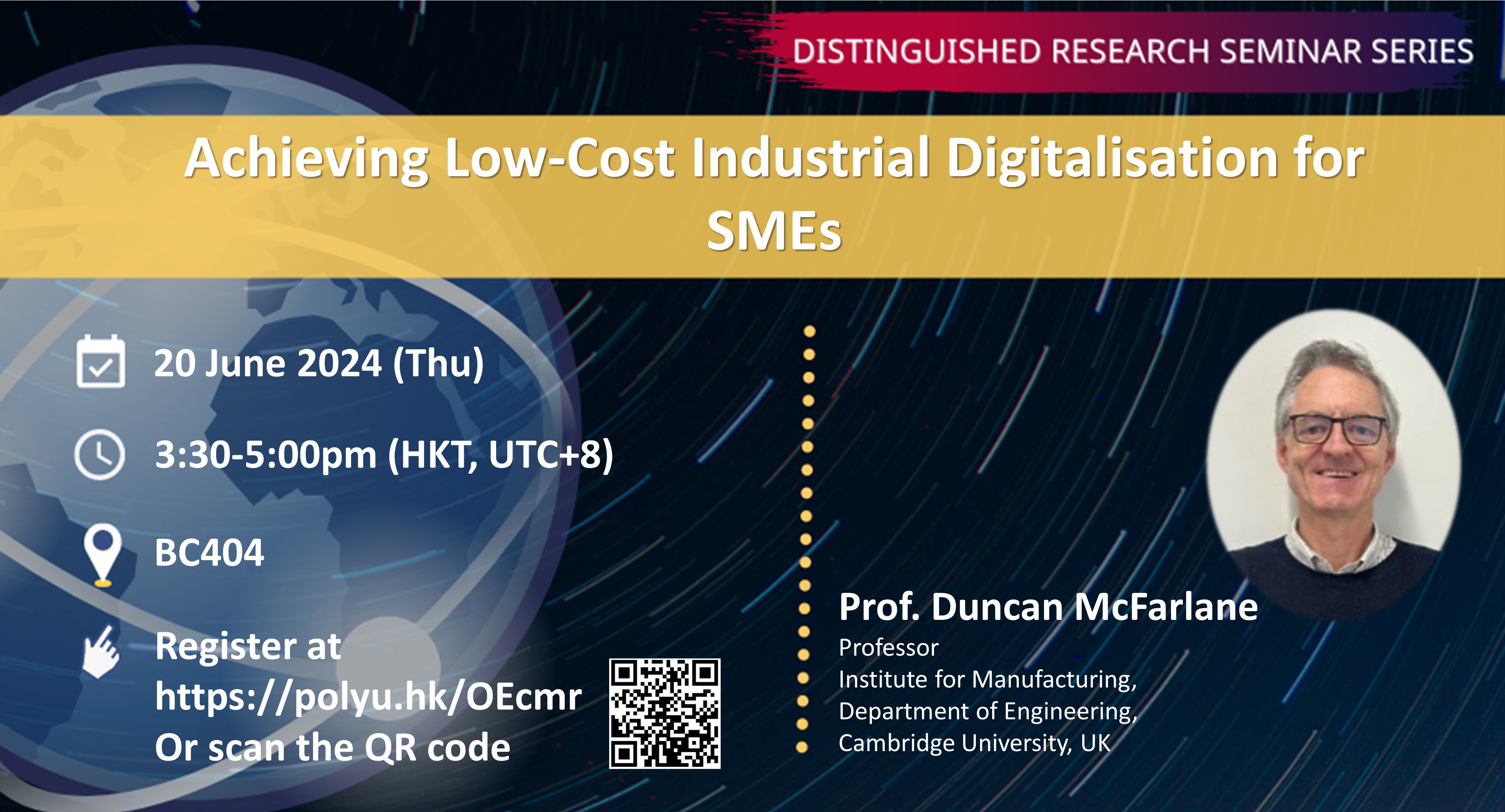 20240620Prof Duncan McFarlaneISE Website Event Image