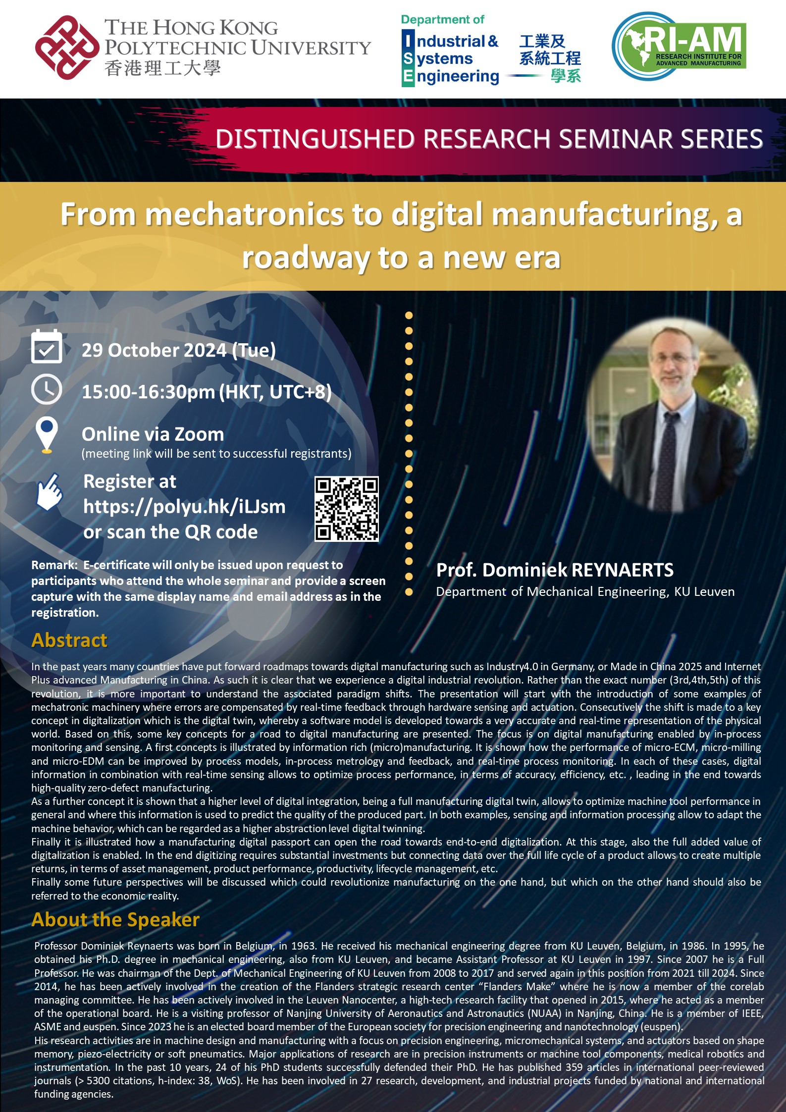 20241029ProfDominiek REYNAERTSISE Website Poster