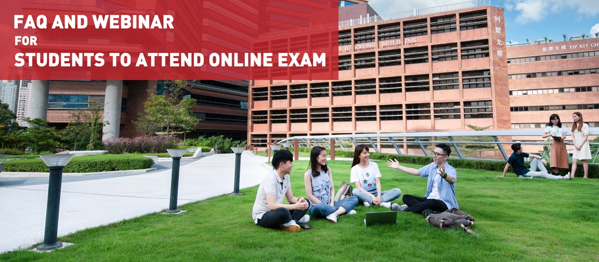 FAQ and webinar for students to attend online exam