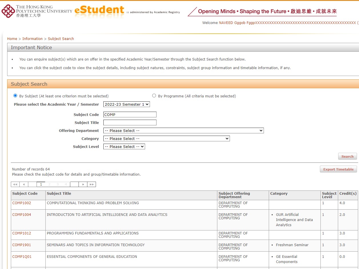 004_Improvement of eStudent searching feature and linkage with other PolyU systems_A