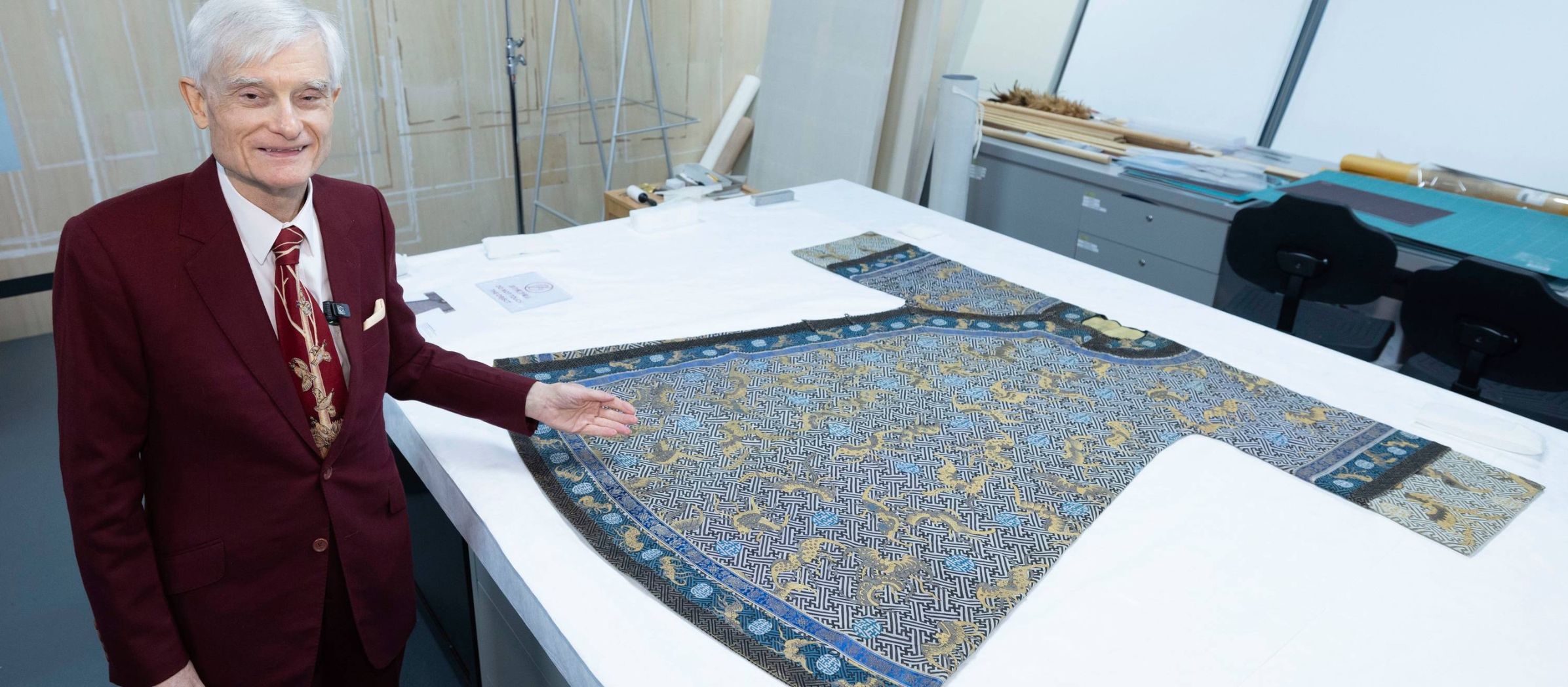 Chris Hall with one of his collections