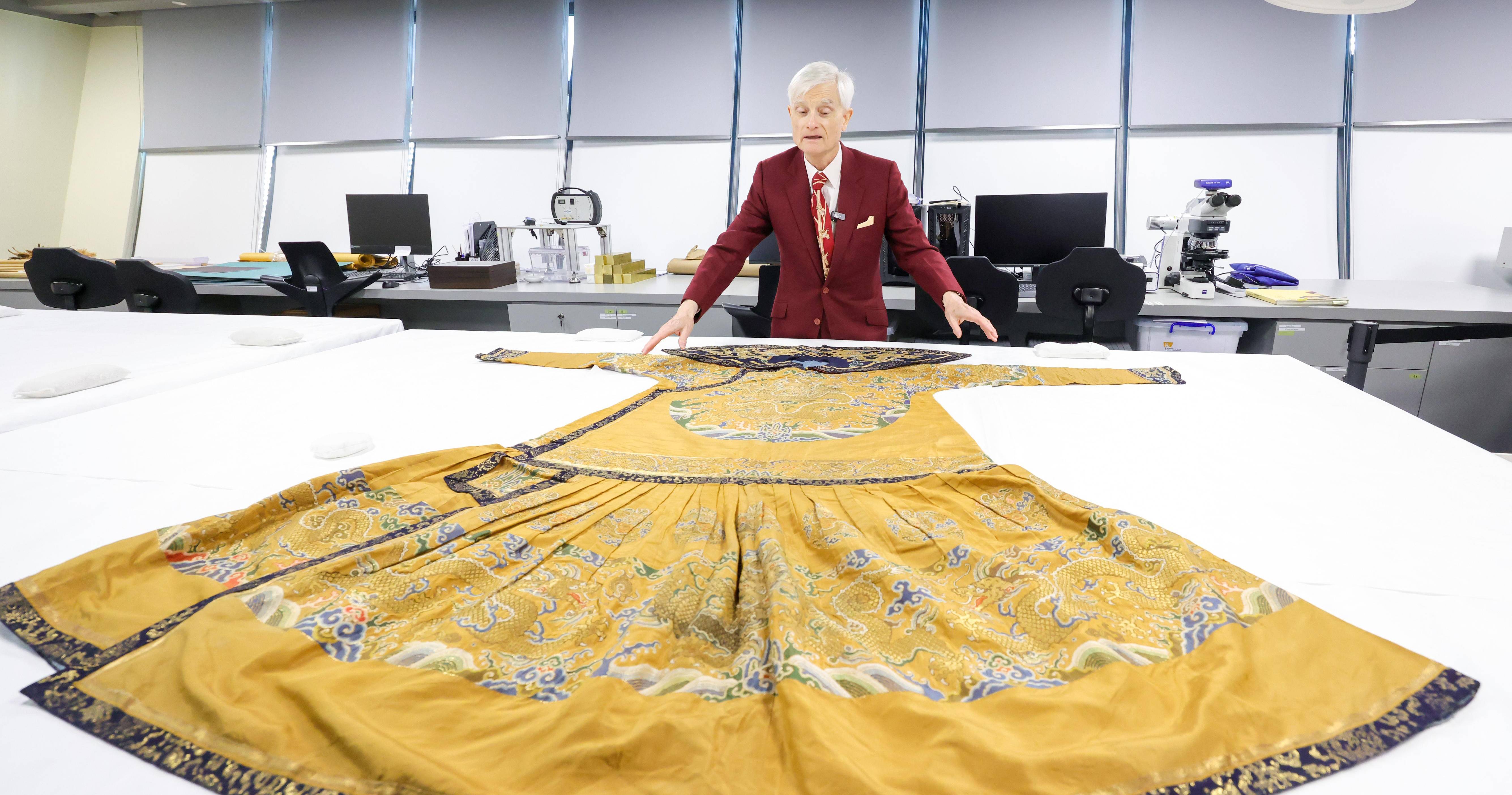 Mr. Chris Hall with one of his collections