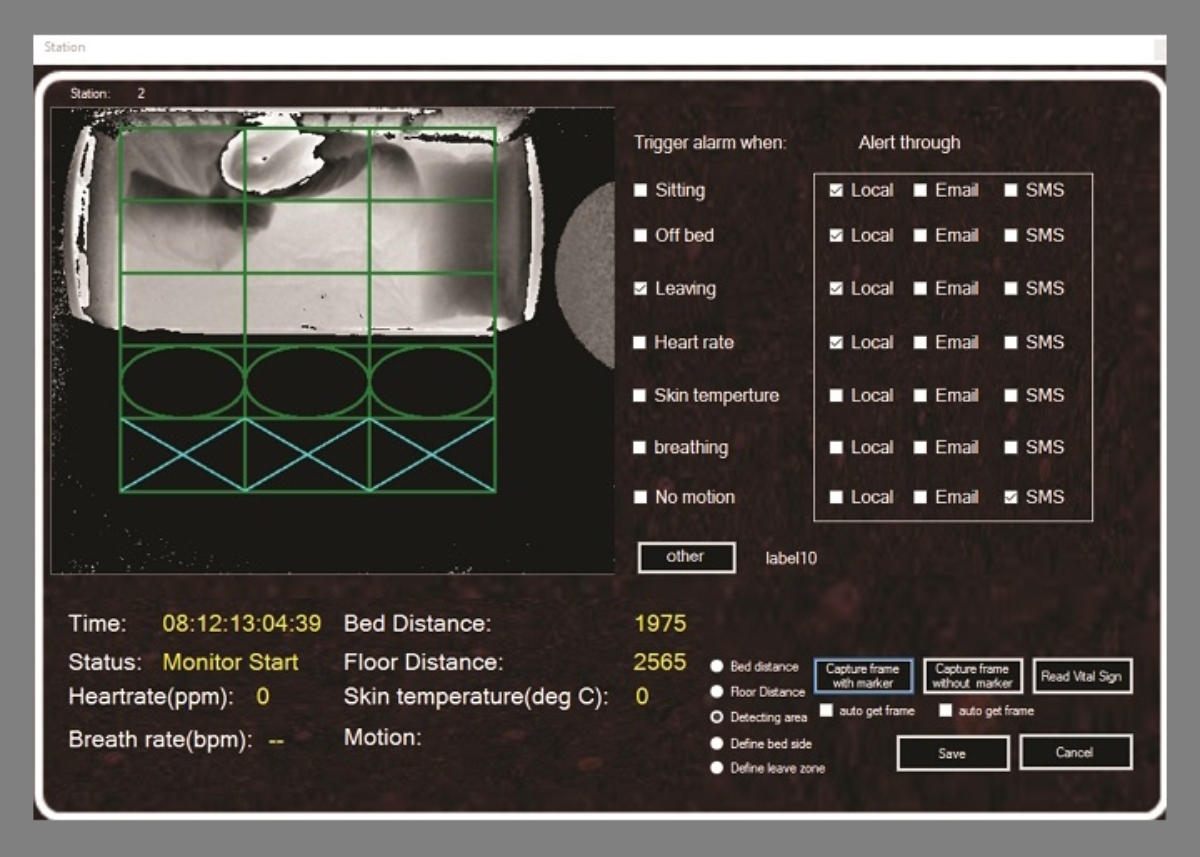 System configuration control panel