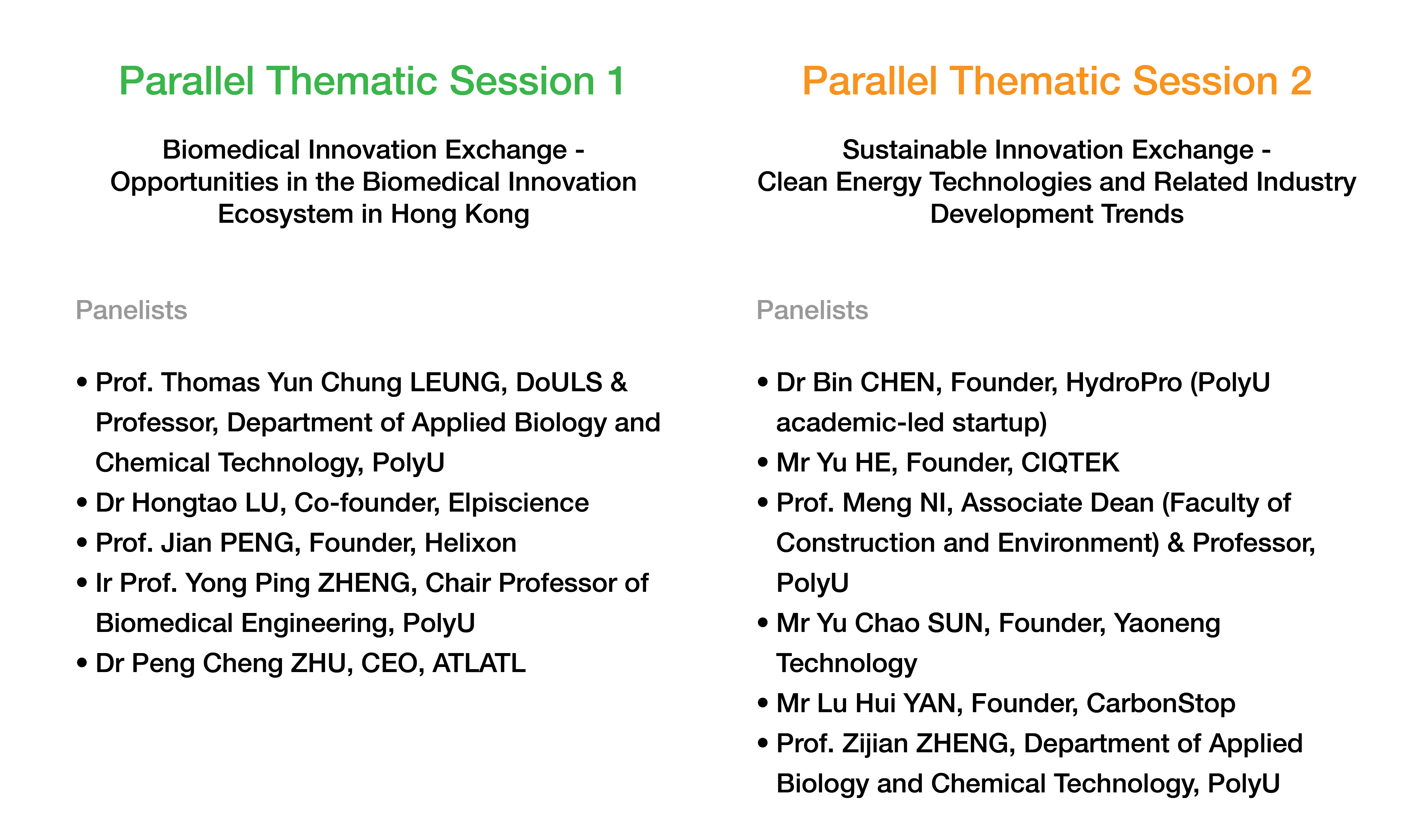 Parallel Thematic Session 2