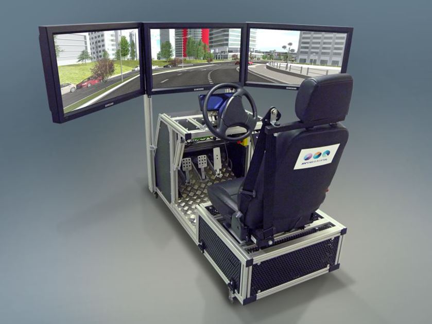 Computer Simulation Driving Compact Driving Simulator and SCANeR Driving Simulation Package ...