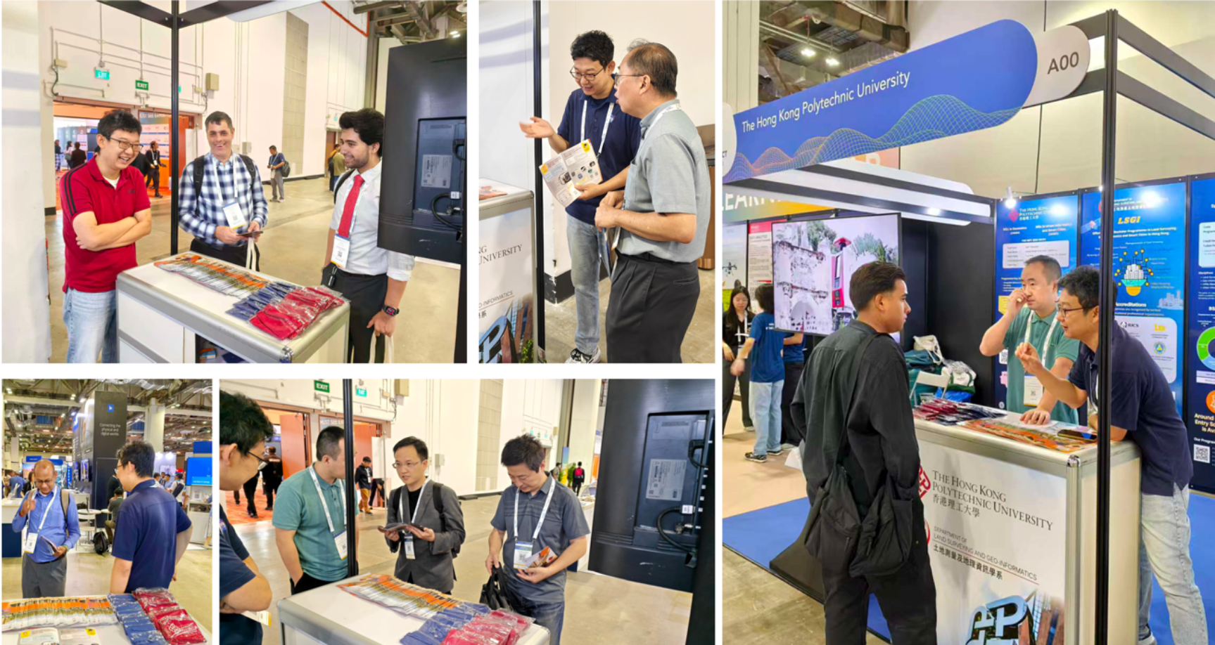 LSGI staff engaging with attendees.