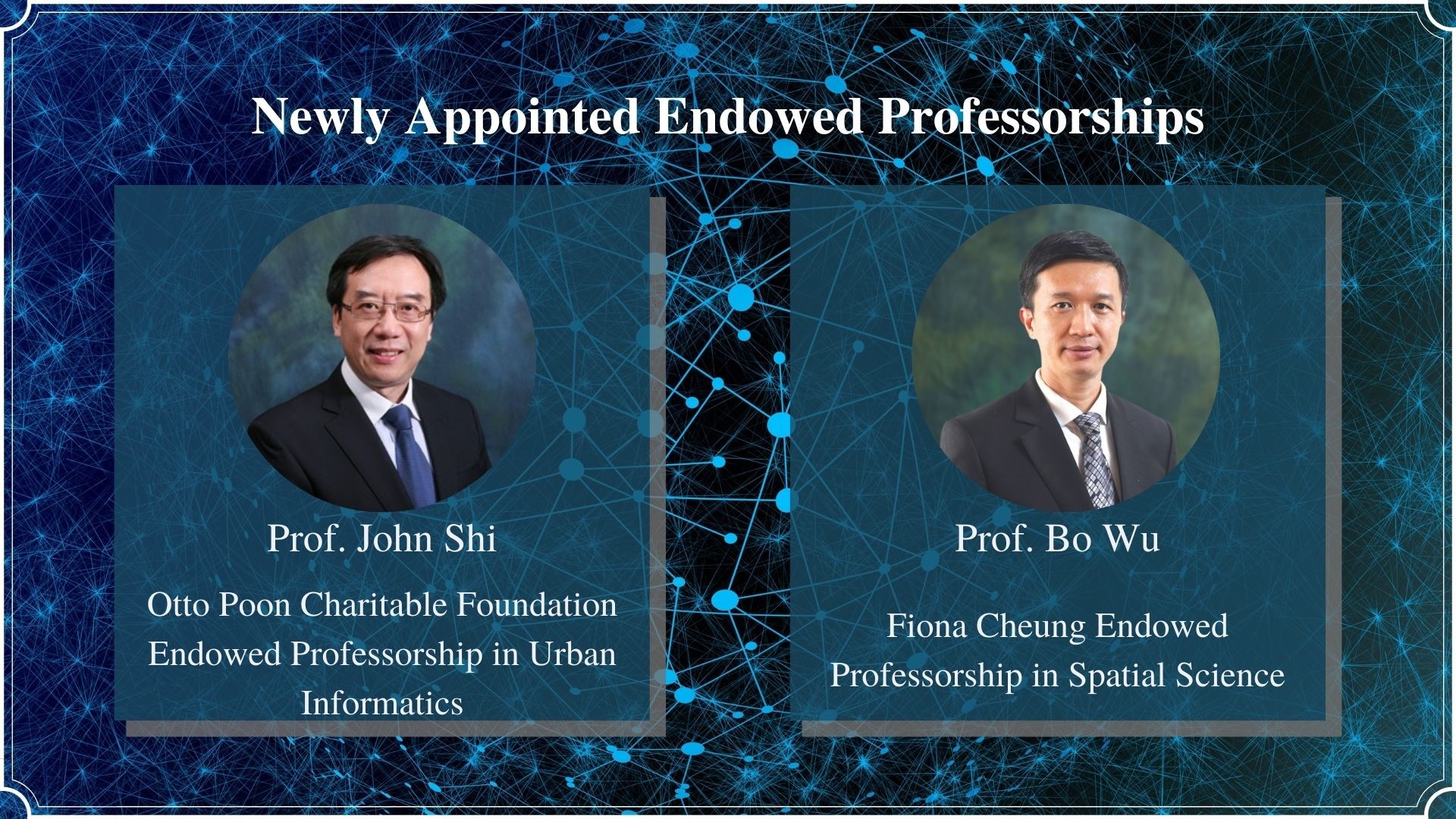 Inauguration of Endowed Professorships and Endowed Young Scholars