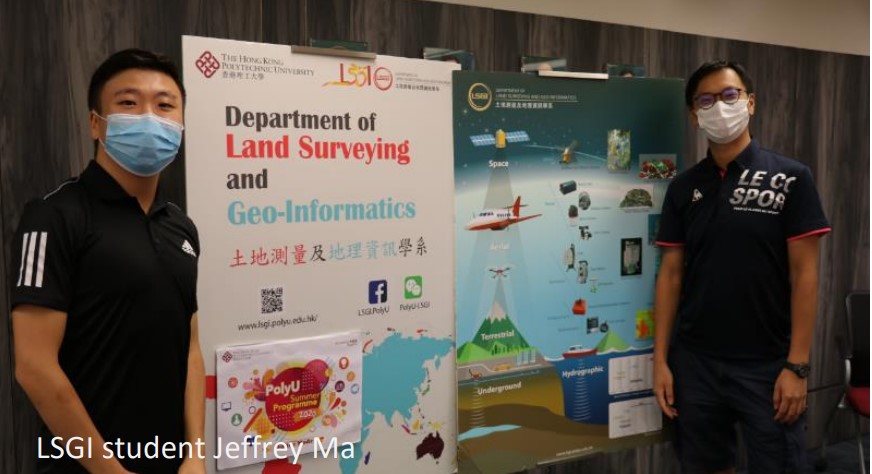 Jeffrey Ma (speak representative) and Dr Wallace Lai (programme leader of BSc programme)