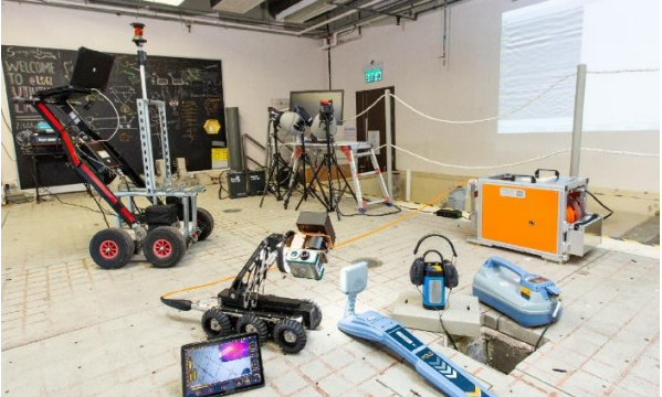 Advanced instrumentation for detecting problems of underground utilities such as leaks and voids