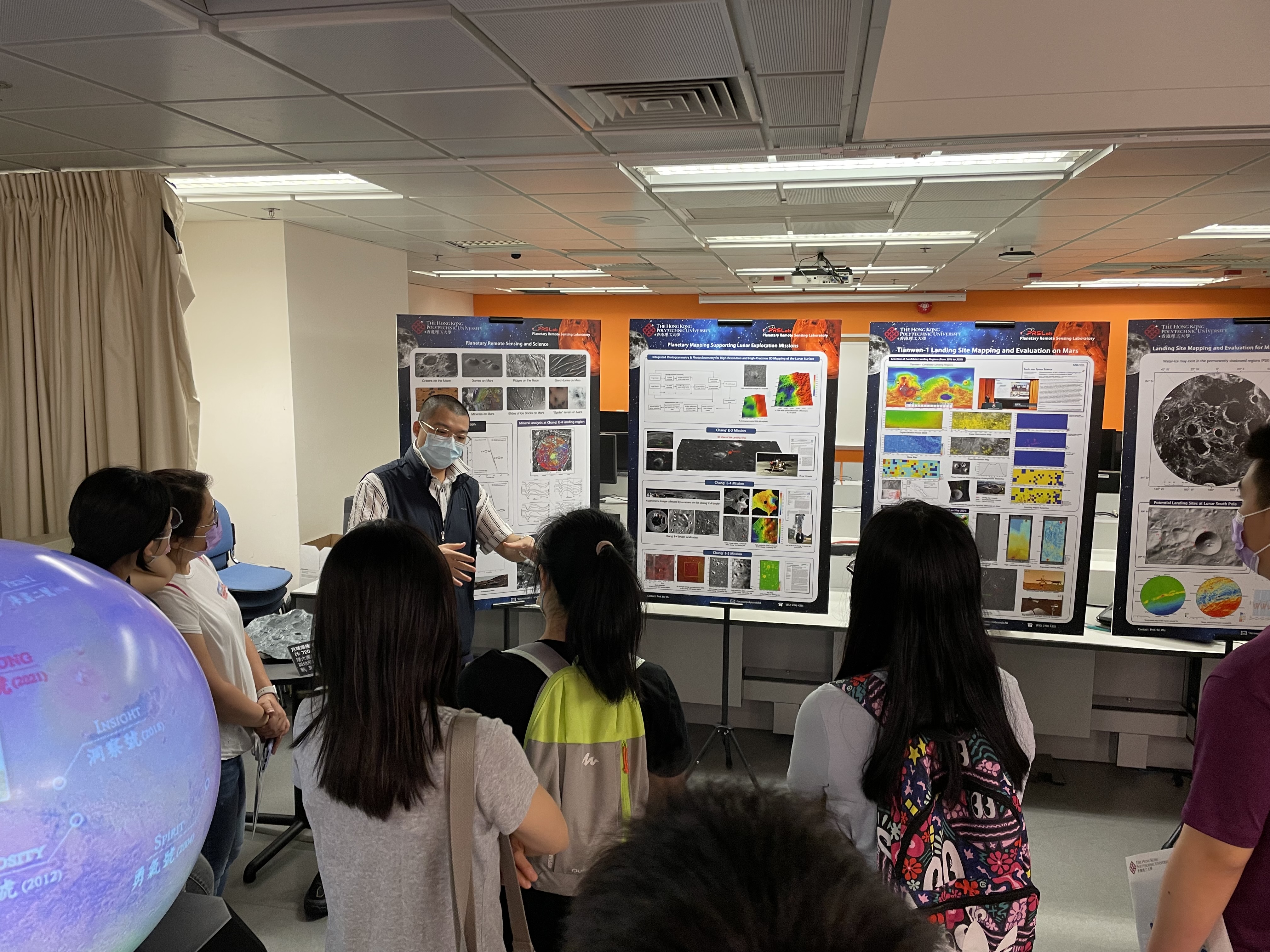Introduction of space missions by Morgan, LSGI PhD graduate