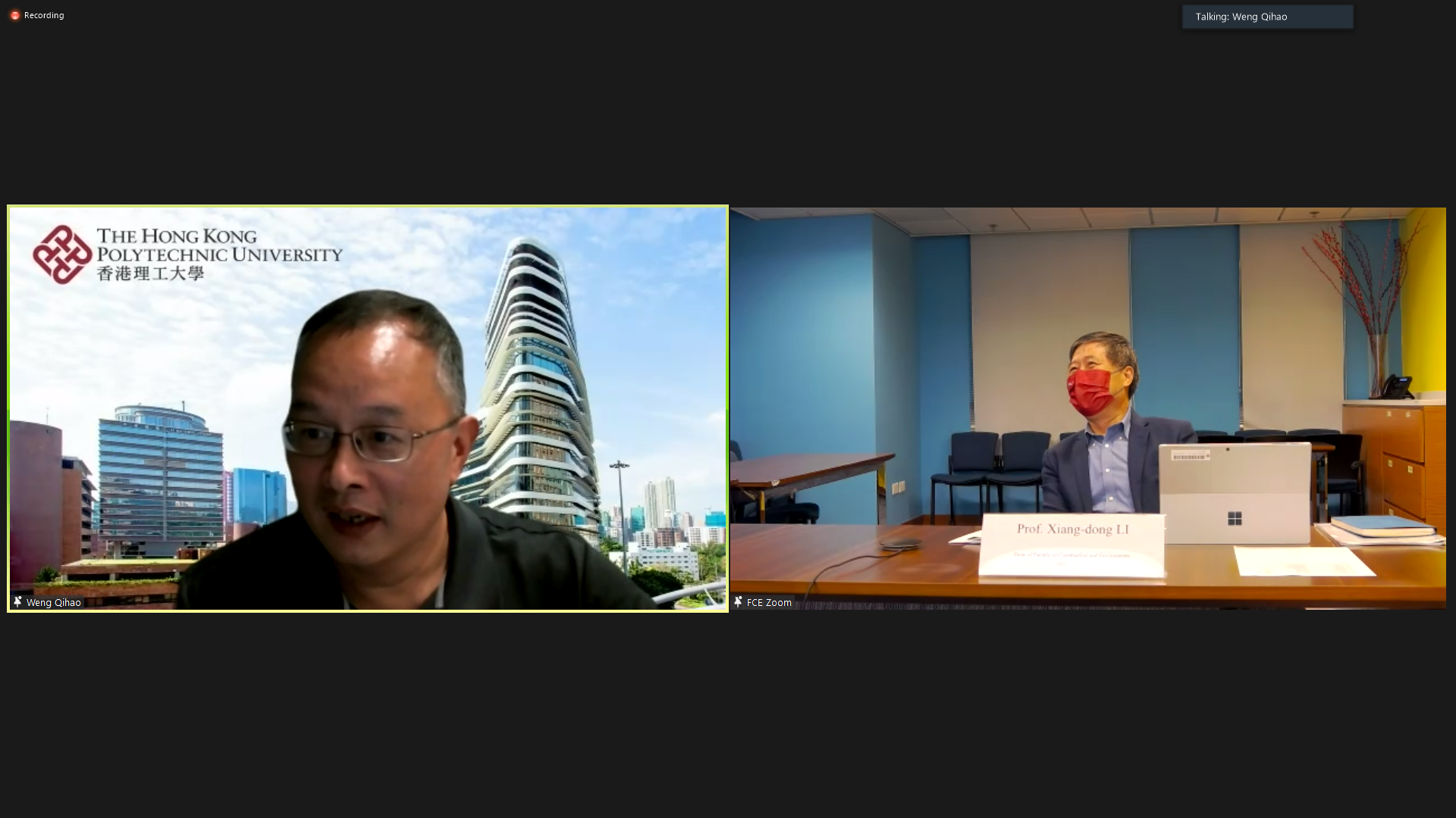 Prof Qihao WENG