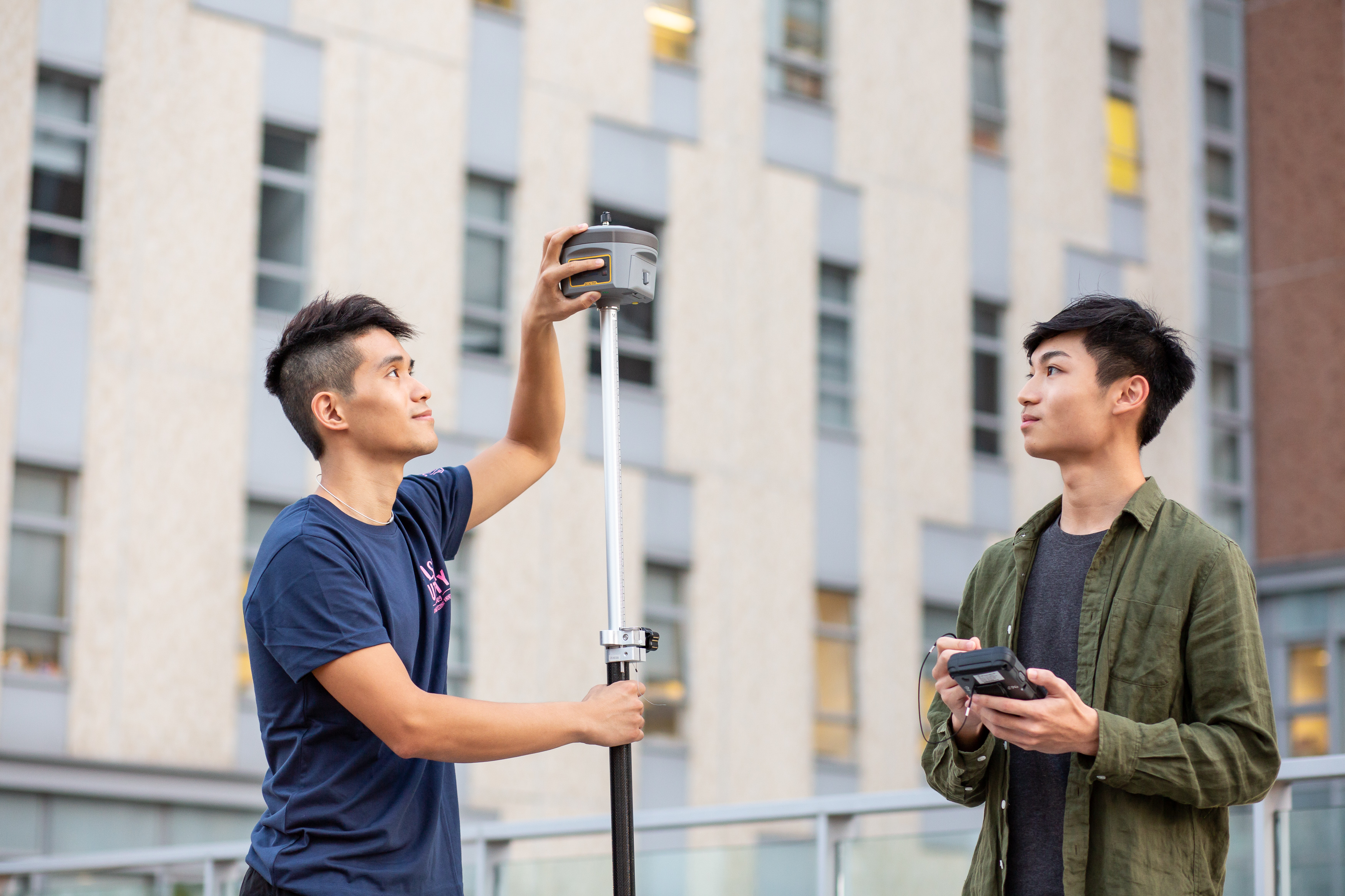 GNSS practice by LSGI students