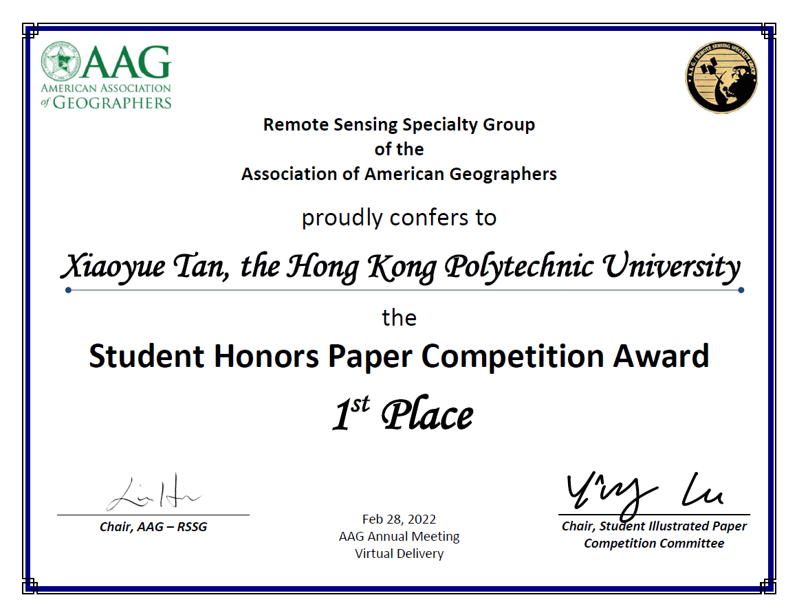 AAG_RSSG_Student Honors Paper Competition_Tan