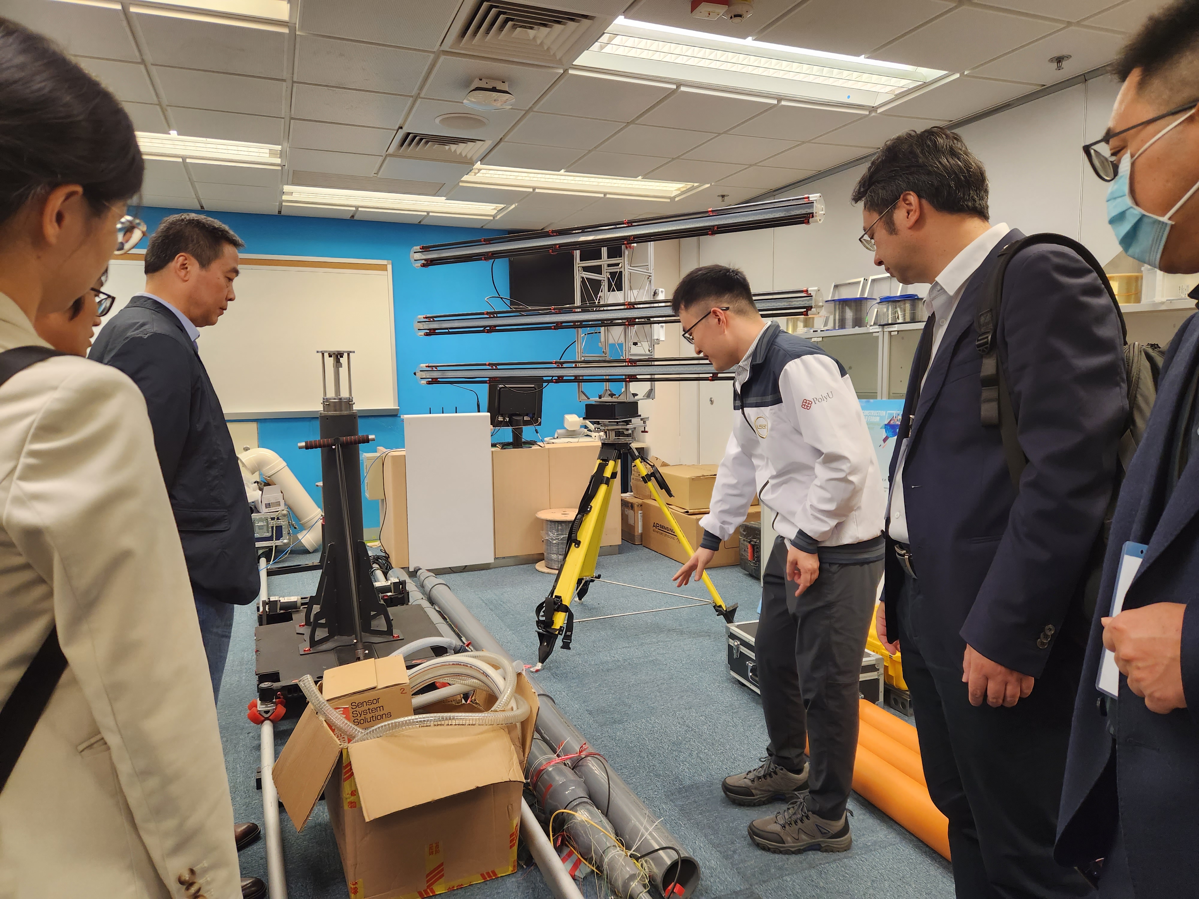 Tour to the Lab for Deformation and Geohazards Studies