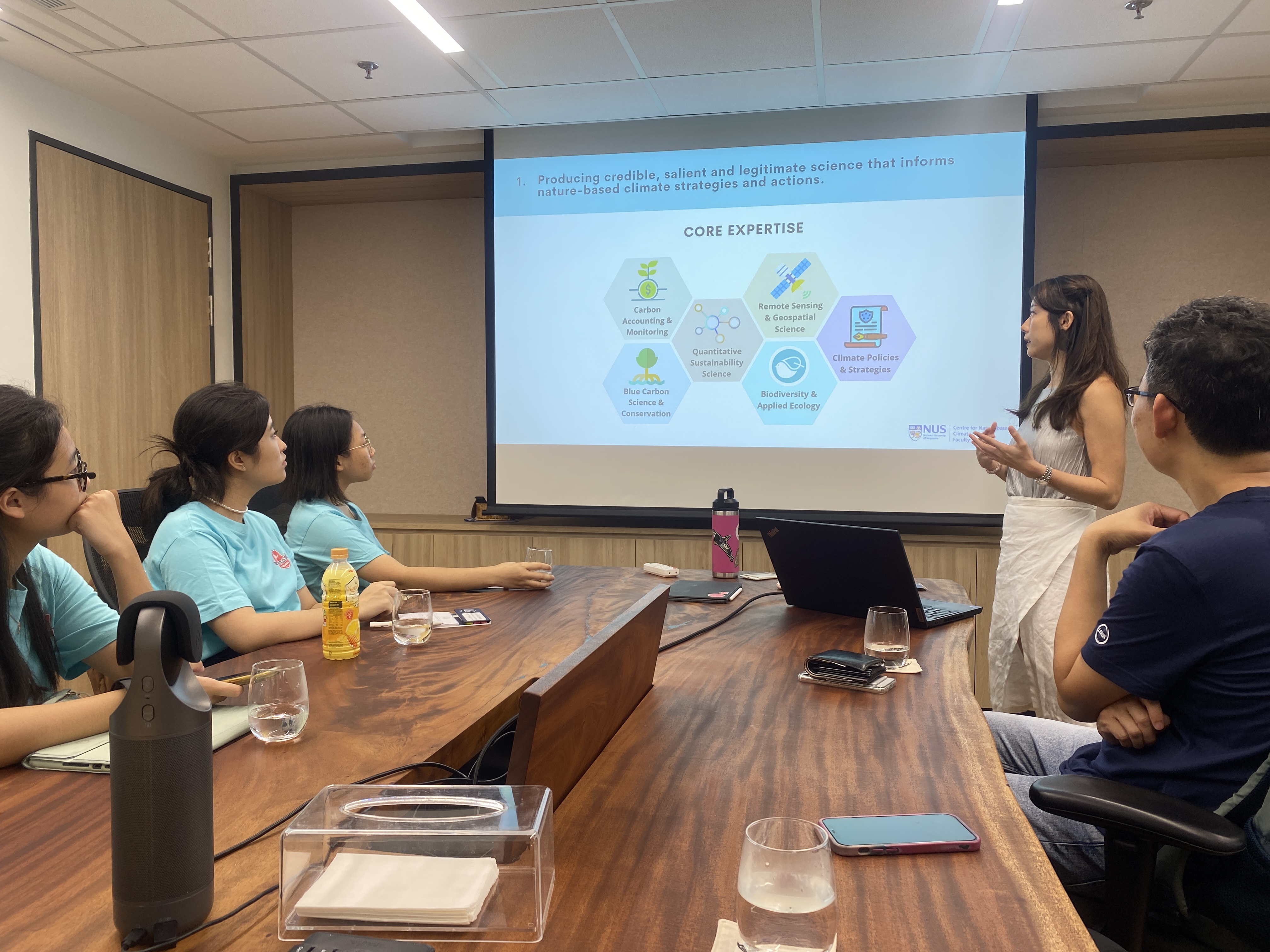 Students got familiar to mangrove conservation and climate resilience research in the Centre for Nature-Based Climate Solution