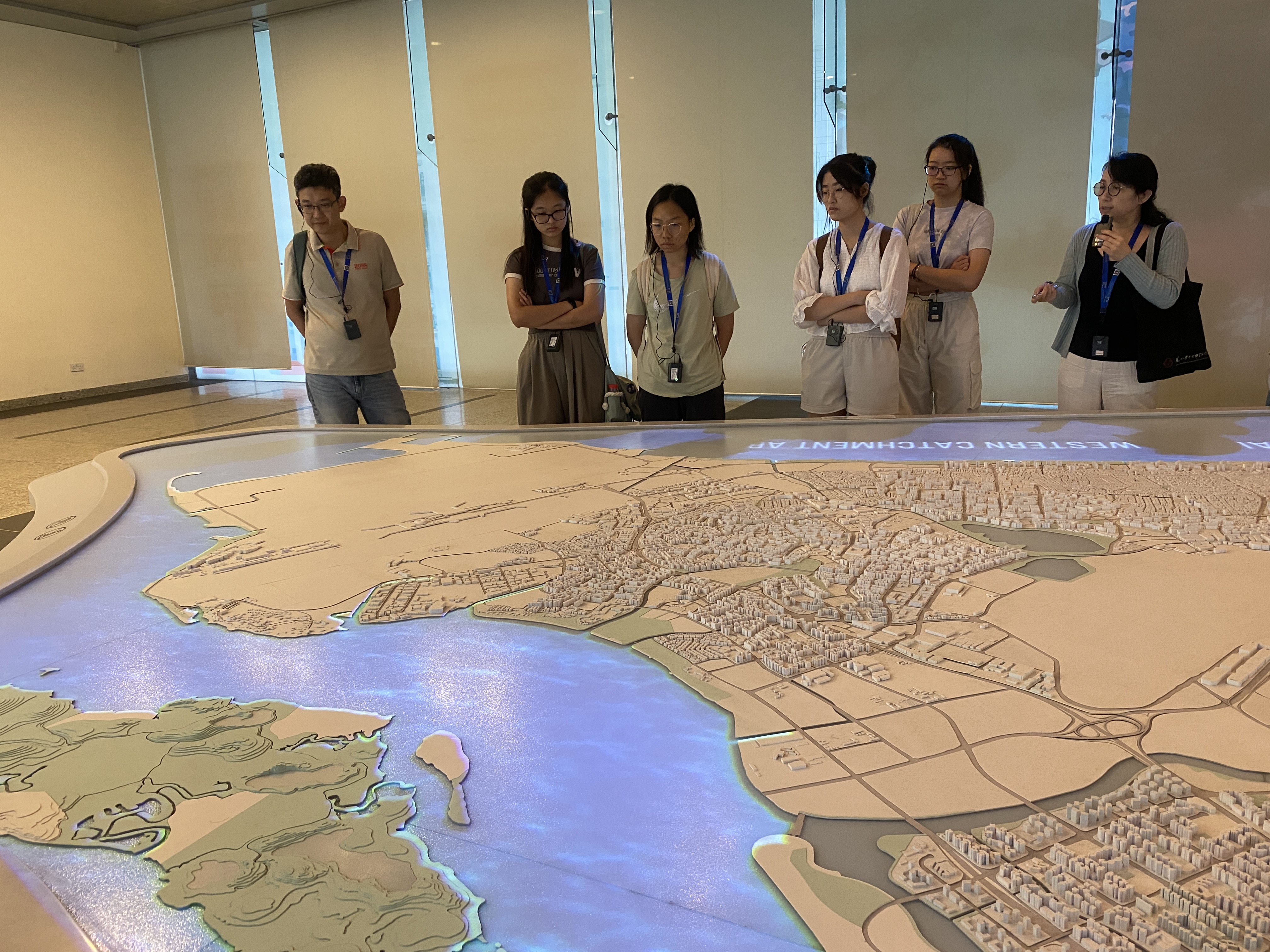 Students visited to the Smart Nation CityScape hosted by the Urban Renewal Authority