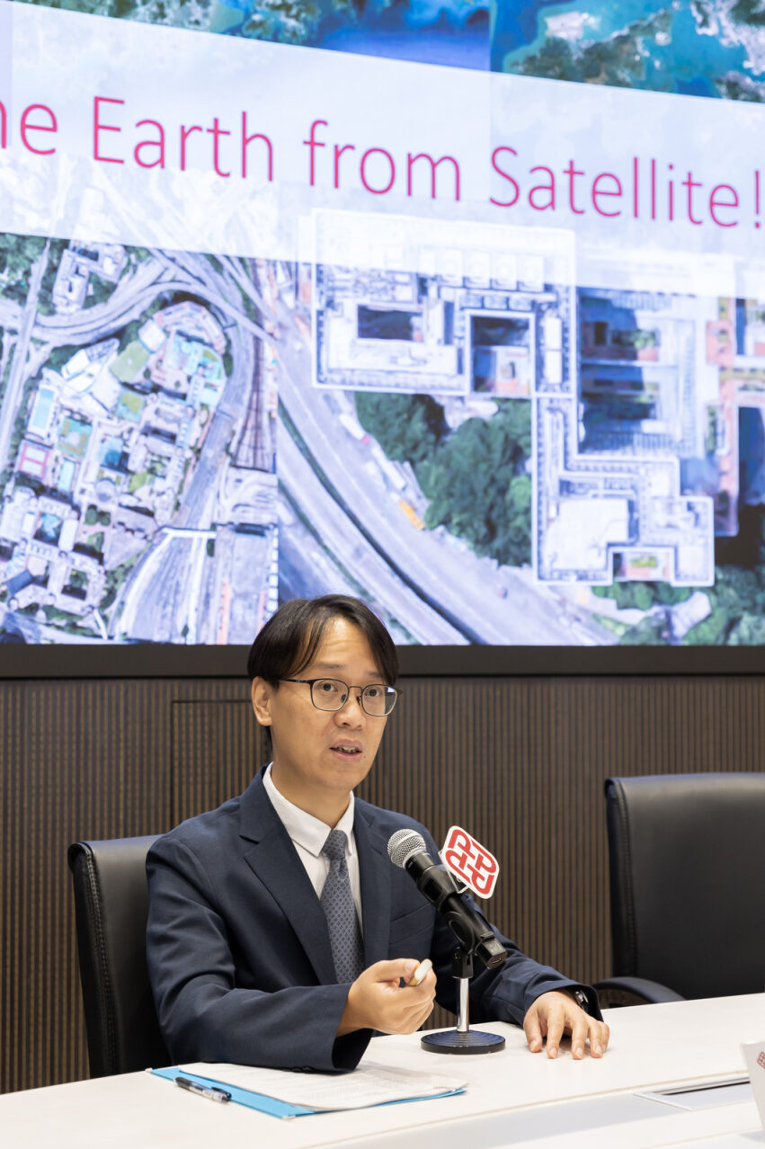 Prof. Charles Wong stated that LSGI will make use of the HKATG’s resources in various research endeavors, such as monitoring land use, estimating solar energy potential, and water quality mapping