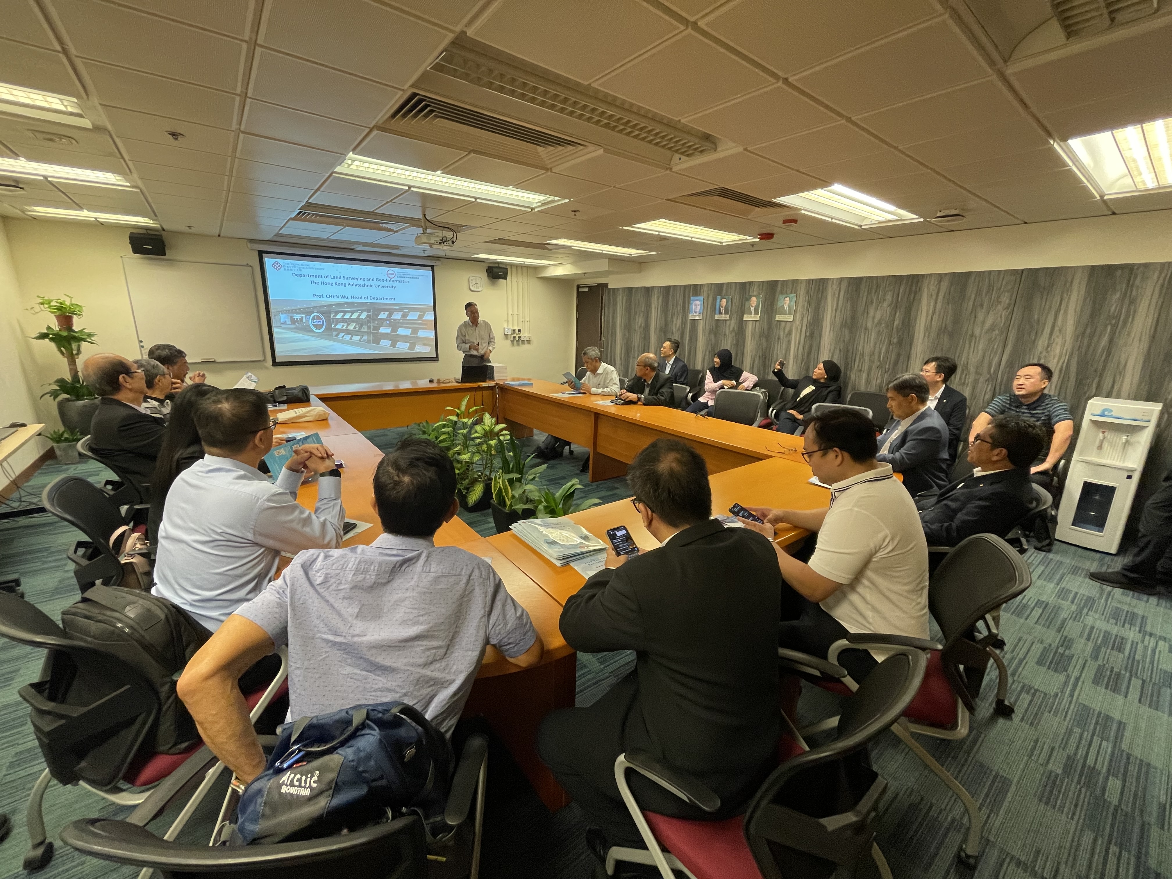 Meeting with LSGI representatives and delegation