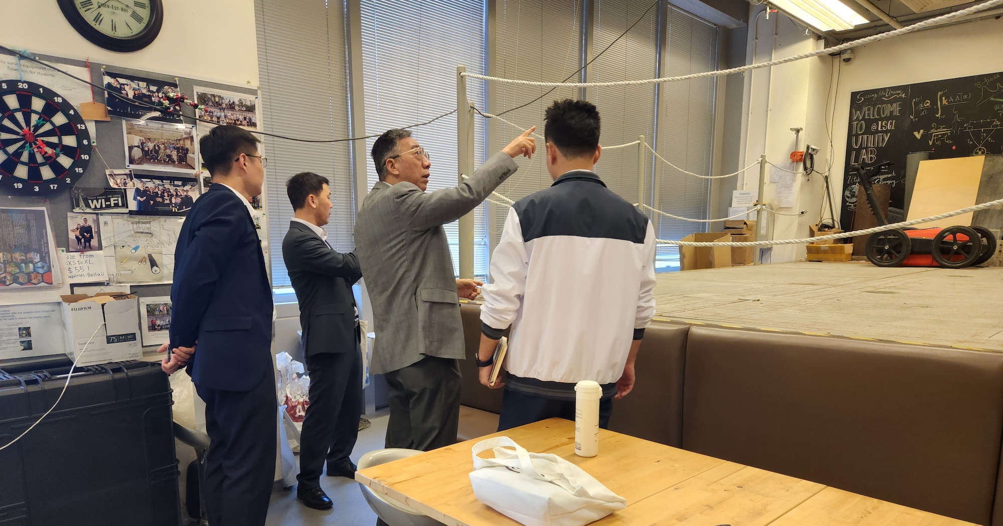 Tour to the Underground Utility Survey Laboratory