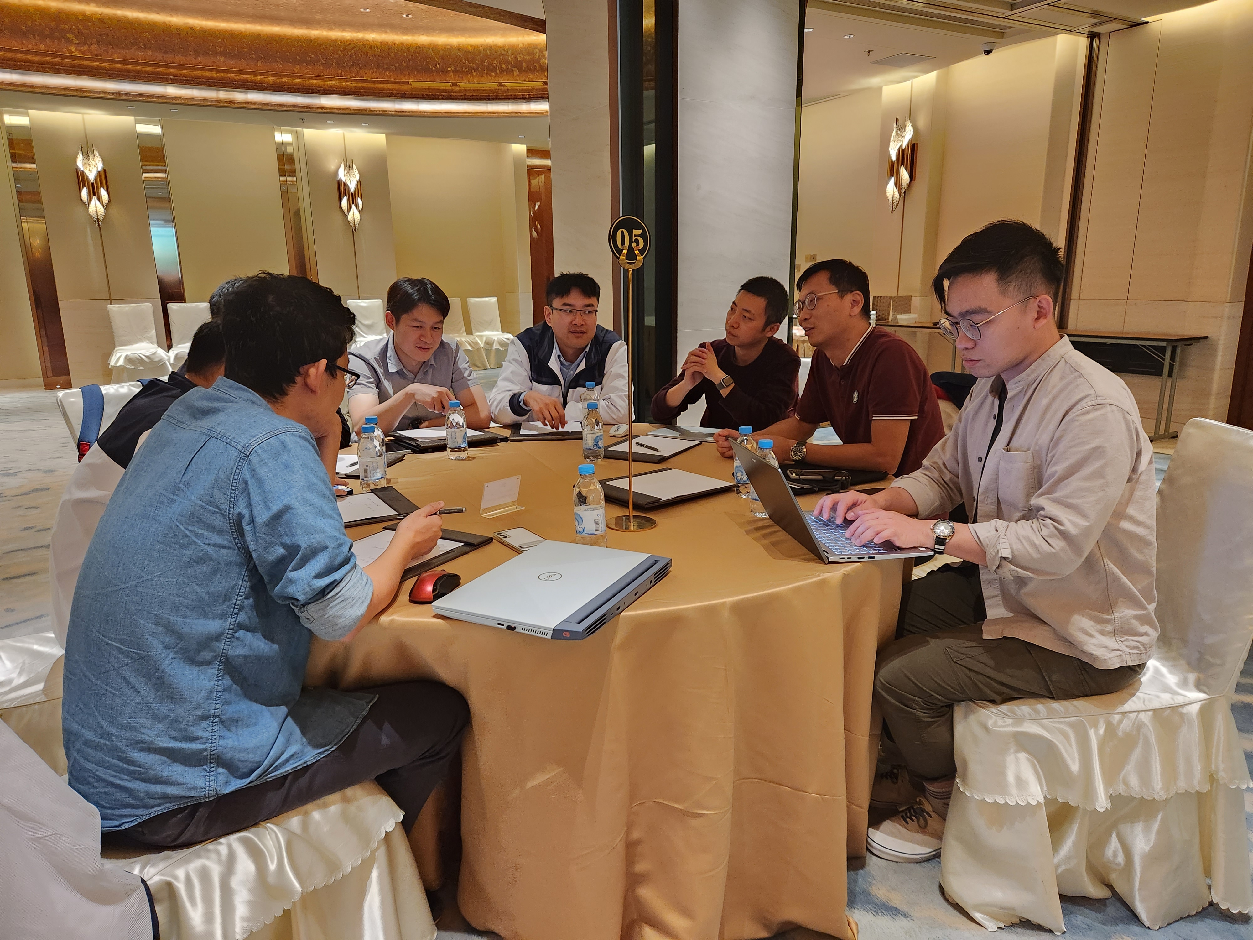 Group discussion on the second day of retreat