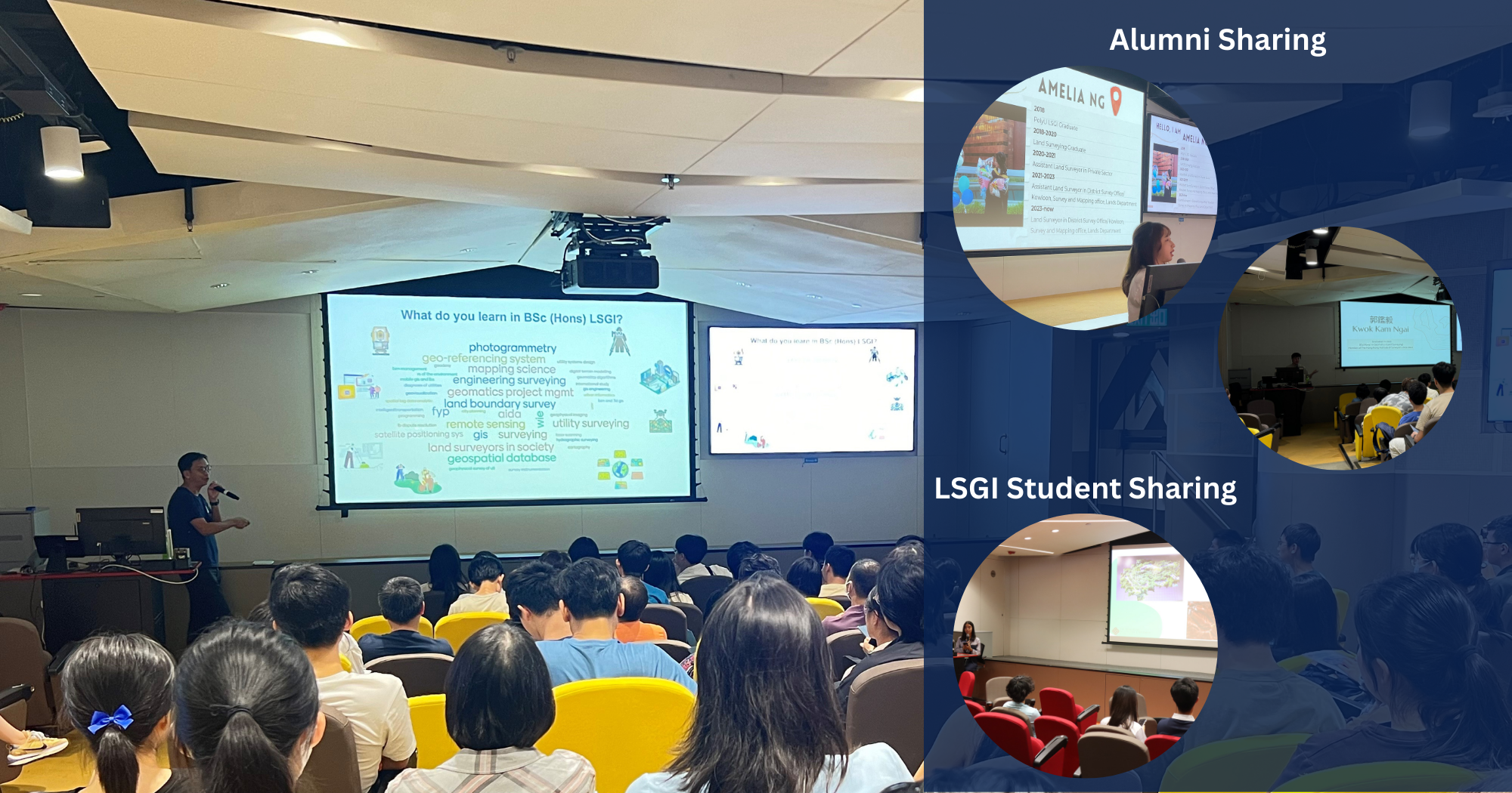Admission talks and sharing were organized to provide information on our programme