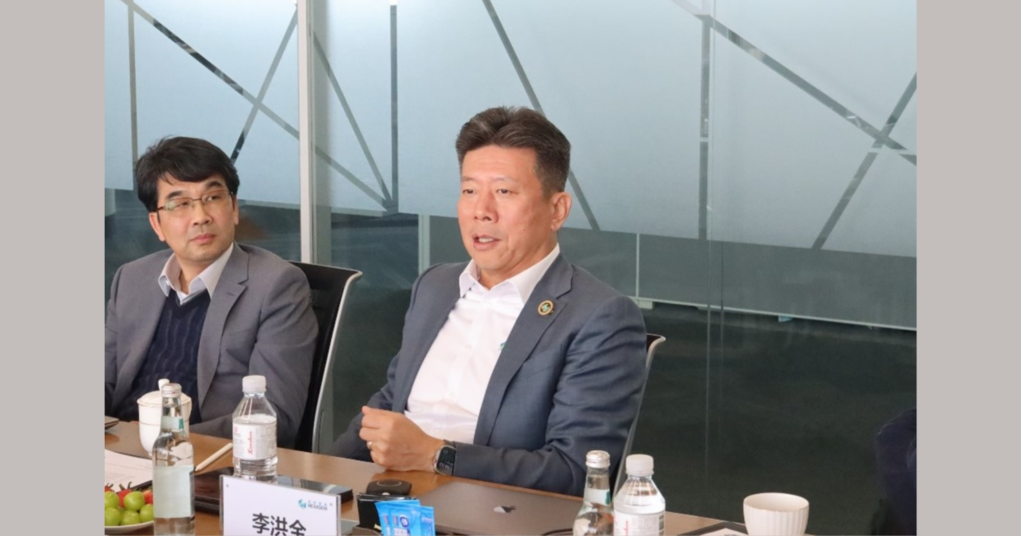 Mr. Hongquan Li, President (Greater China Region) of Hexagon emphasized the relevance of Hexagon's unicorn technologies to PolyU's dedicated technological domains.