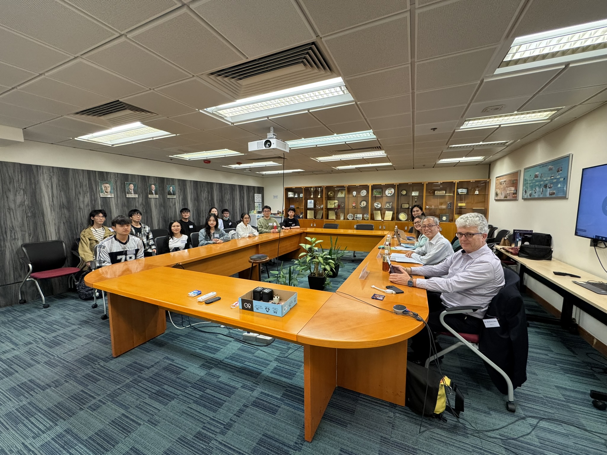 Meeting with Students Representatives from LSGI