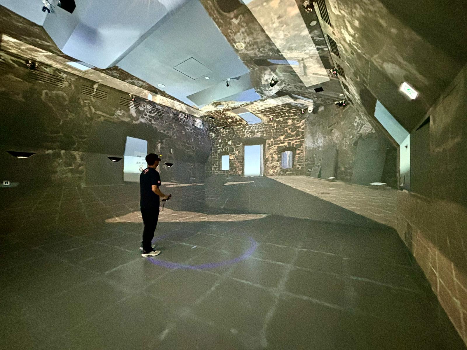 The fruitful outcomes to the heritage sites in Malacca are being showcased to the public through virtual reality and augmented reality models in PolyU Industrial Centre's Hybrid Immersive Virtual Environment (HiVE).