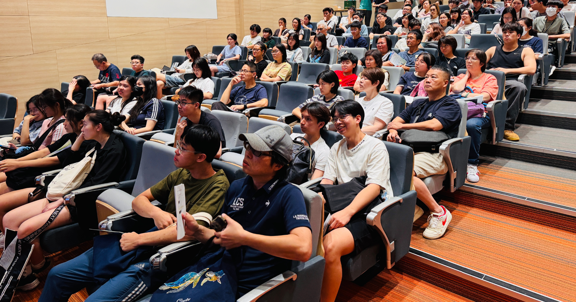 Prospective students got involved in the admission talks.