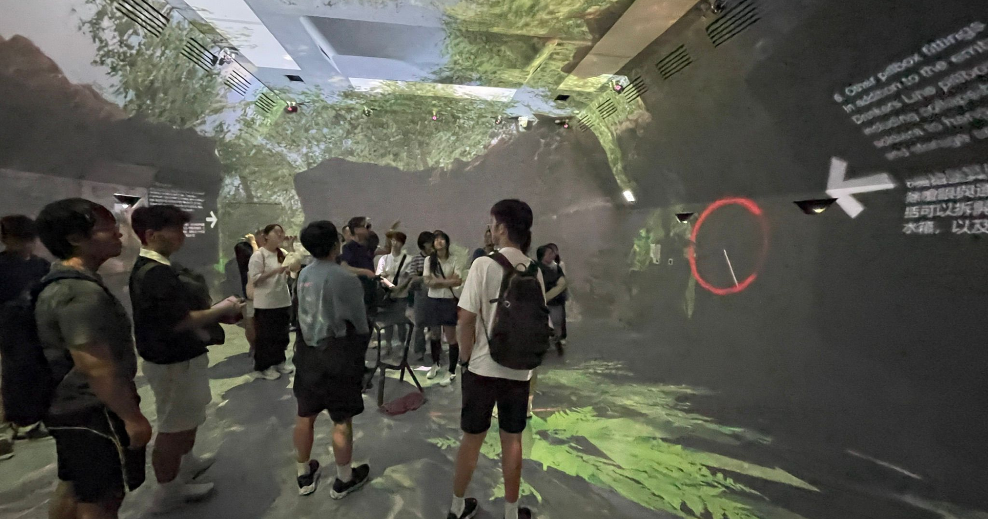 The guided tour of HiVE let visitors understand more on Hong Kong's WWII history.