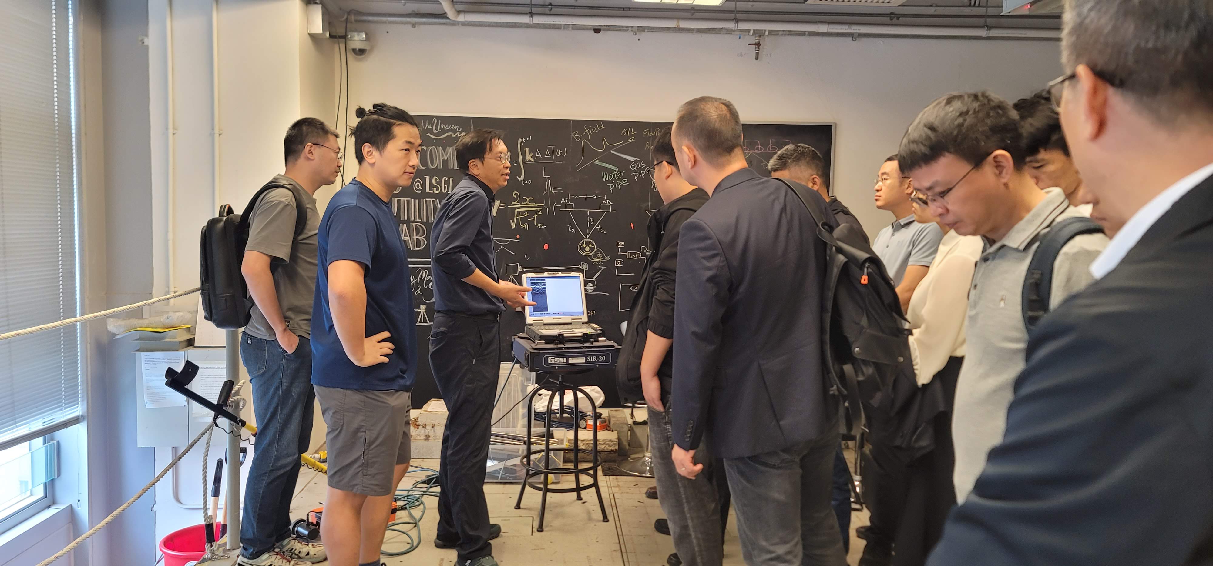 Lab tour and demonstration by Prof. Wallace Lai